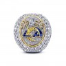 NFL 2021 Super Bowl LVI Los Angeles Rams Championship Replica Fan Ring with Wooden Display Case