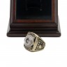 NFL 1996 Super Bowl XXXI Green Bay Packers Championship Replica Fan Ring with Wooden Display Case