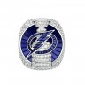 NHL 2020 Tampa Bay Lightning Stanley Cup Championship Replica Fan Ring with Wooden Display Case