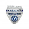 NHL 2020 Tampa Bay Lightning Stanley Cup Championship Replica Fan Ring with Wooden Display Case