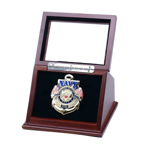 US Navy Corps Lapel Pin with Display Case