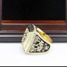 NFL 2009 Super Bowl XLIV New Orleans Saints Championship Replica Fan Ring with Wooden Display Case - Brees