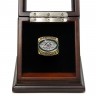 NFL 1968 Super Bowl III New York Jets Championship Replica Fan Ring with Wooden Display Case