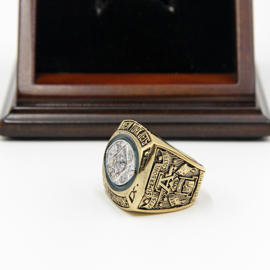 NFL 1968 Super Bowl III New York Jets Championship Replica Ring
