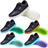 Women USB Charging LED Light Up Shoes Flashing Sneakers - Blue