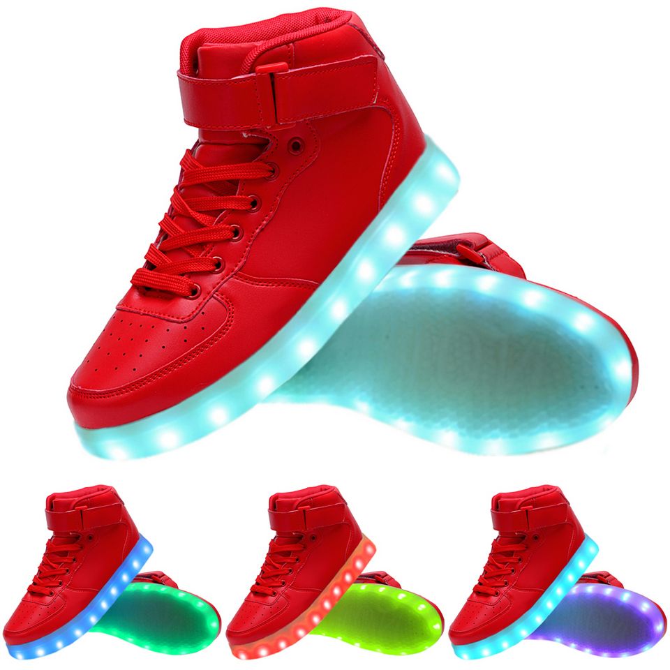 light up red shoes