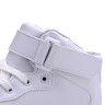 Women High Top USB Charging LED Light Up Shoes Flashing Sneakers - White