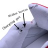 Women USB Charging LED Light Up Sport Shoes Flashing Sneakers - Red