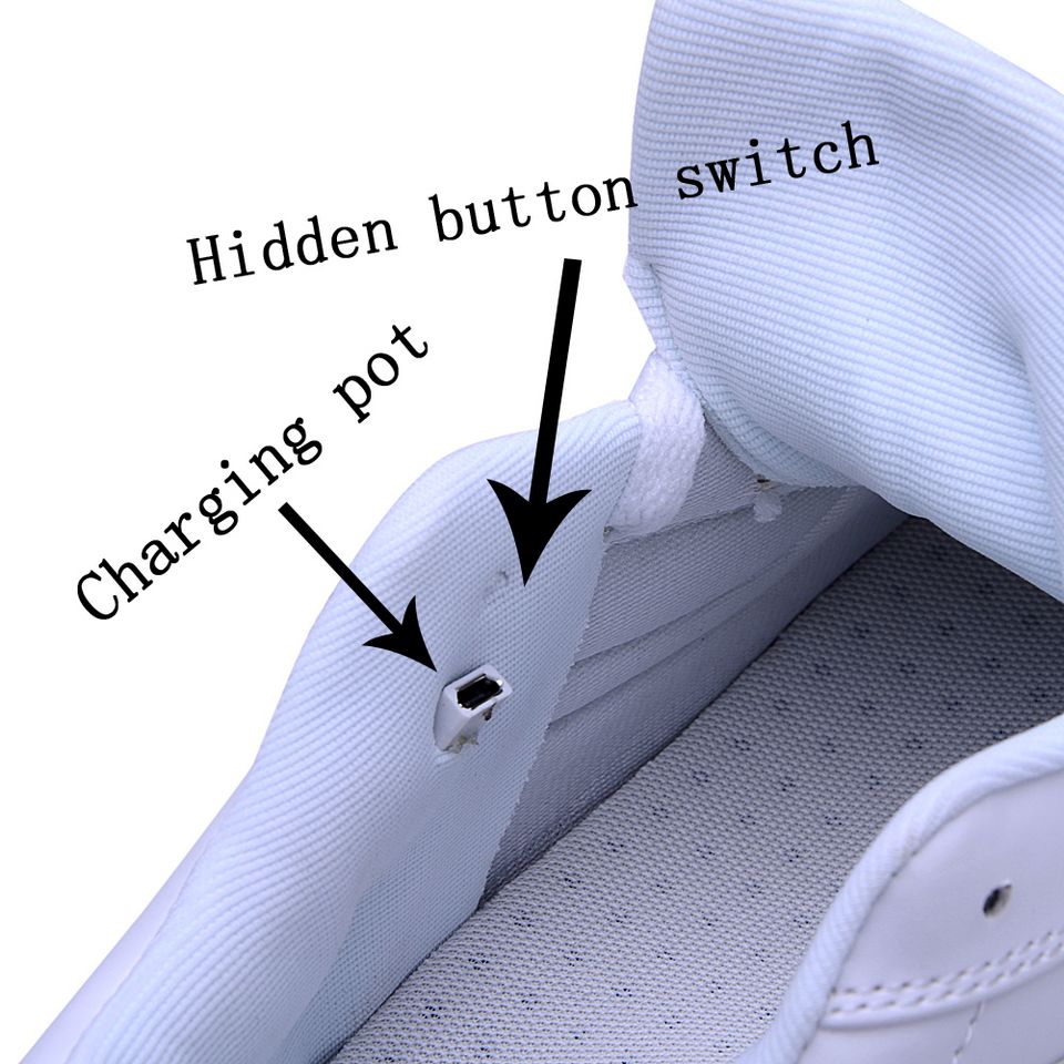 light up shoes with button