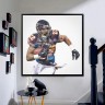 Chicago Bears Matt Forte Football Wall Posters with 6 Sizes Unframed