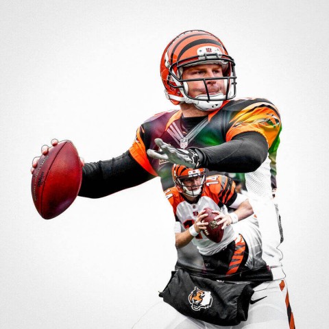 Cincinnati Bengals Andy Dalton Football Wall Posters with 6 Sizes Unframed