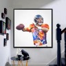 Denver Broncos Peyton Manning Football Wall Posters with 6 Sizes Unframed