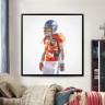 Denver Broncos Wes Welker Football Wall Posters with 6 Sizes Unframed