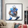 Detroit Lions Calvin Johnson Football Wall Posters with 6 Sizes Unframed