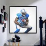 Detroit Lions Calvin Johnson Football Wall Posters with 6 Sizes Unframed