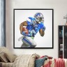 Detroit Lions Reggie Bush Football Wall Posters with 6 Sizes Unframed