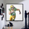 Green Bay Packers Clay Matthews Football Wall Posters with 6 Sizes Unframed