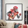 Kansas City Chiefs Jamaal Charles Football Wall Posters with 6 Sizes Unframed