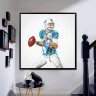 Miami Dolphins Ryan Tannehill Football Wall Posters with 6 Sizes Unframed