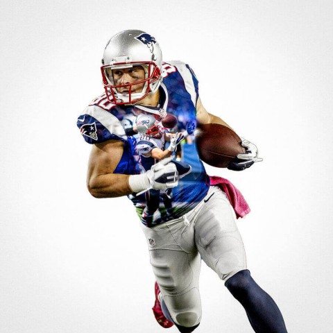 New England Patriots Danny Amendola Football Wall Posters with 6 Sizes Unframed