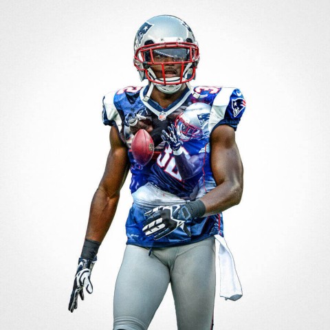 New England Patriots Devin Mccourty Football Wall Posters with 6 Sizes Unframed