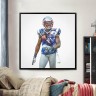 New England Patriots Devin Mccourty Football Wall Posters with 6 Sizes Unframed
