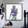 New England Patriots Devin Mccourty Football Wall Posters with 6 Sizes Unframed