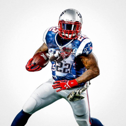New England Patriots Stevan Ridley Football Wall Posters with 6 Sizes Unframed