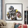 Pittsburgh Steelers Antonio Brown Football Wall Posters with 6 Sizes Unframed