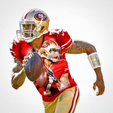 San Francisco 49Ers Colin Kaepernick Football Wall Posters with 6 Sizes Unframed