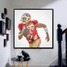 San Francisco 49Ers Colin Kaepernick Football Wall Posters with 6 Sizes Unframed