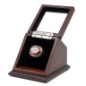 AFC 1985 New England Patriots Championship Replica Fan Ring with Wooden Display Case