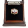 AFC 1985 New England Patriots Championship Replica Fan Ring with Wooden Display Case