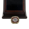 AFC 1985 New England Patriots Championship Replica Fan Ring with Wooden Display Case