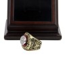 AFC 1985 New England Patriots Championship Replica Fan Ring with Wooden Display Case