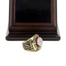 AFC 1985 New England Patriots Championship Replica Fan Ring with Wooden Display Case