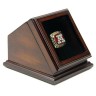 AFC 1991 Buffalo Bills Championship Replica Fan Ring with Wooden Display Case
