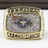 AFC 1999 Tennessee Titans Championship Replica Fan Ring with Wooden Display Case