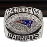 AFC 2007 New England Patriots Championship Replica Fan Ring with Wooden Display Case