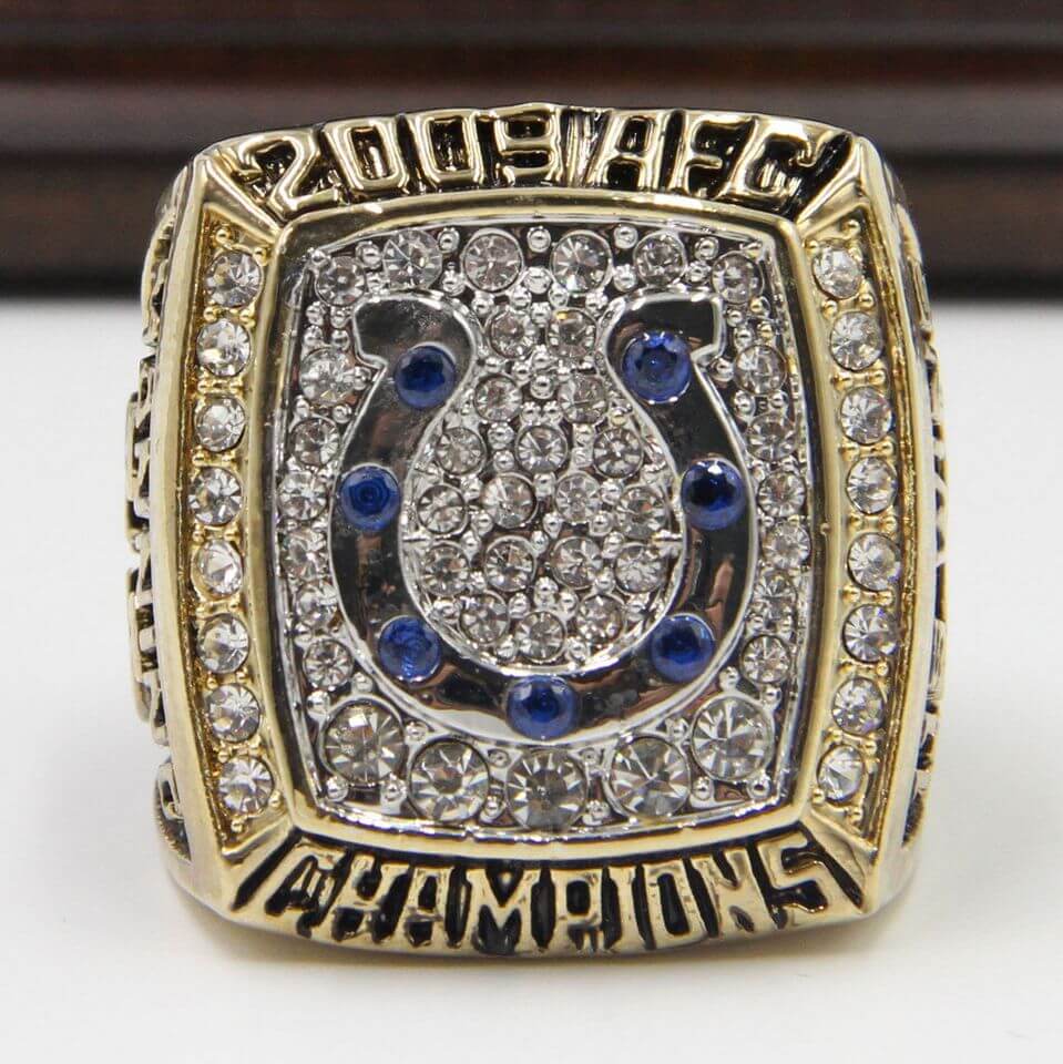 AFC 2009 Indianapolis Colts Championship Replica Ring