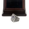 AFC 2011 New England Patriots Championship Replica Fan Ring with Wooden Display Case