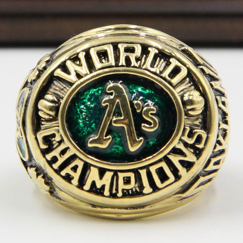 MLB 1974 Oakland Athletics World Series Championship Replica Ring