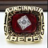 MLB 1975 Cincinnati Reds World Series Championship Replica Fan Ring with Wooden Display Case