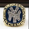 MLB 1977 New York Yankees World Series Championship Replica Fan Ring with Wooden Display Case