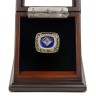 MLB 1985 Kansas City Royals World Series Championship Replica Fan Ring with Wooden Display Case