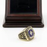 MLB 1985 Kansas City Royals World Series Championship Replica Fan Ring with Wooden Display Case