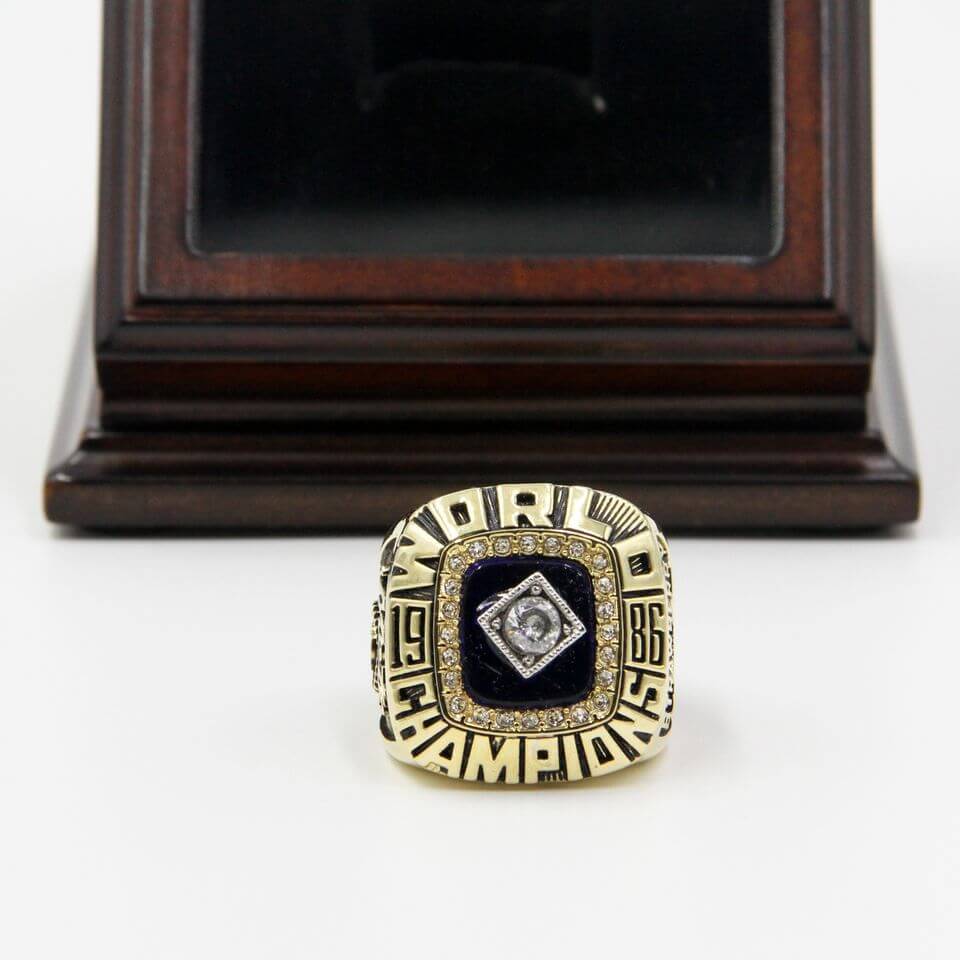 MLB 1986 New York Mets World Series Championship Replica Ring