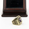 MLB 1986 New York Mets World Series Championship Replica Fan Ring with Wooden Display Case