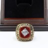 MLB 1991 Minnesota Twins World Series Championship Replica Fan Ring with Wooden Display Case