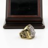 MLB 2000 New York Yankees World Series Championship Replica Fan Ring with Wooden Display Case